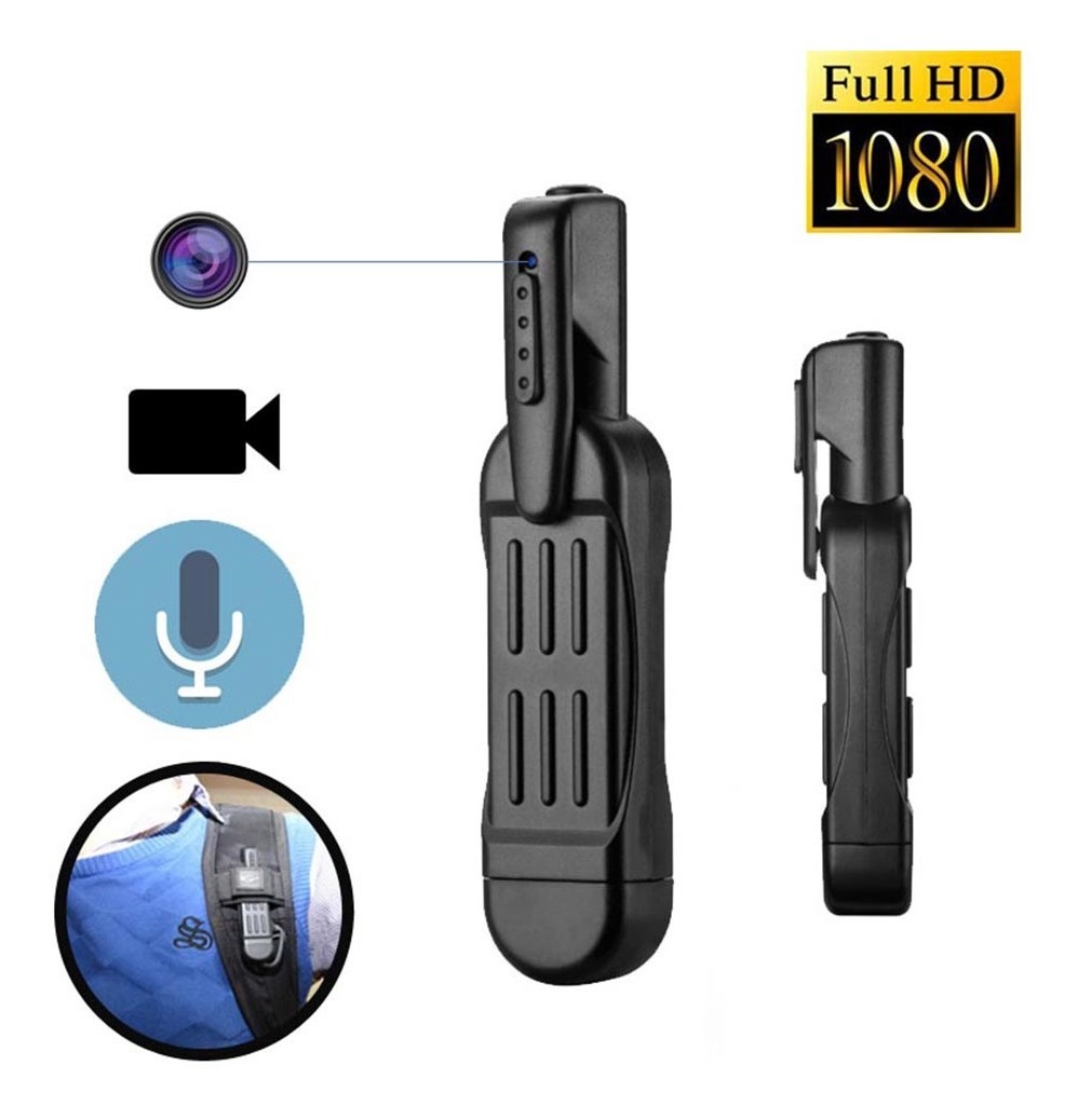 Gravador De Vídeo Mini Spy Hidden Pocket Clip Pocket
