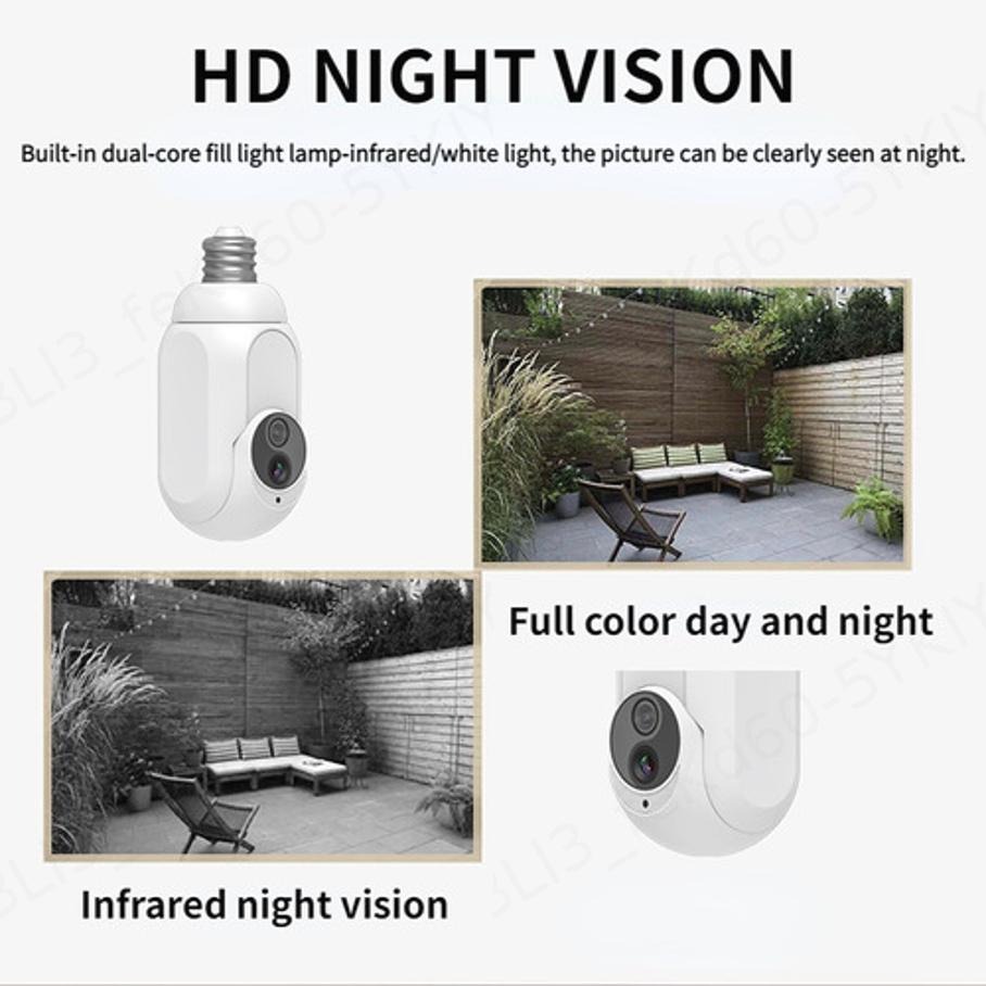 Câmeras De Vigilância Wi-fi Inteligentes Smart Home Mini Câm - Imagem 3