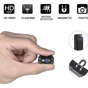 Mini Câmera Digital Hd Lanterna Micro Filmadora Magnética