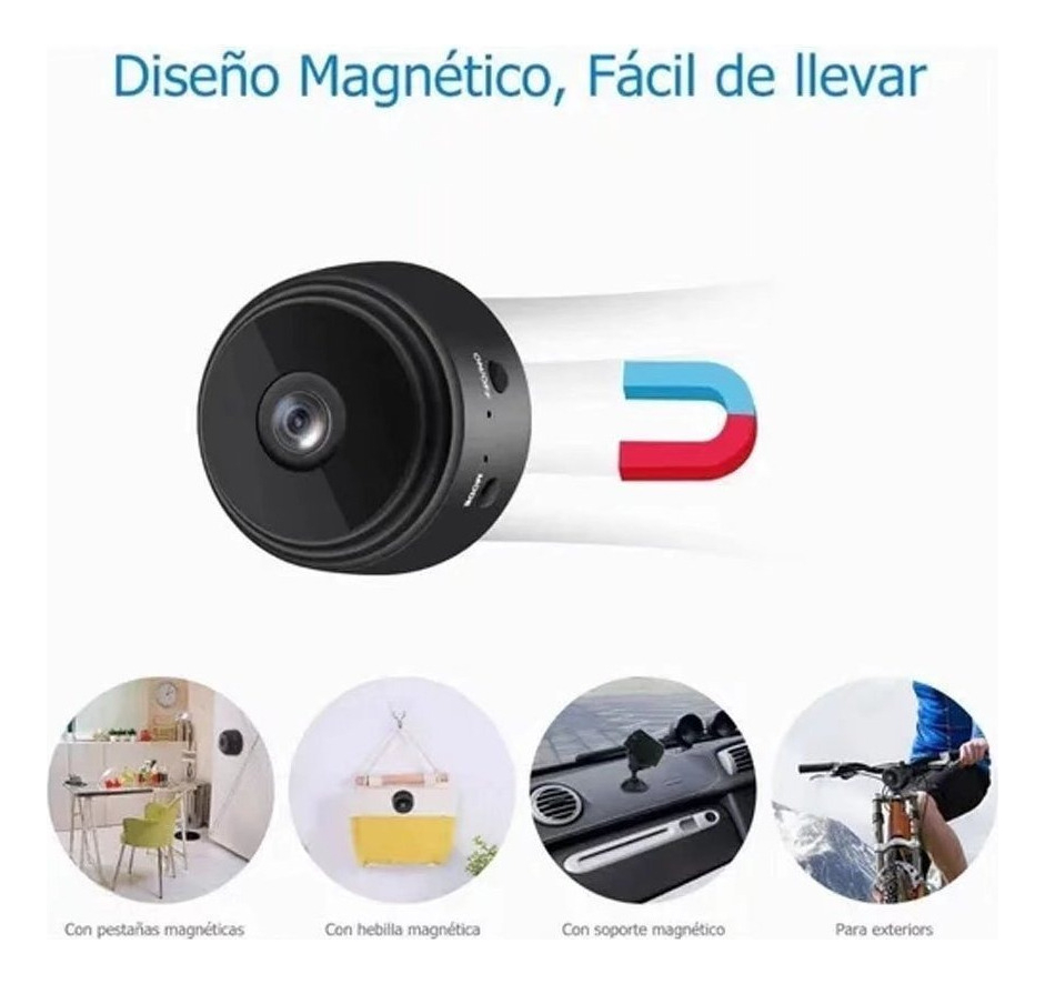 Camara De Segurança Residencial Wifi Hd Bateria Sem Fio Mini - Imagem 5
