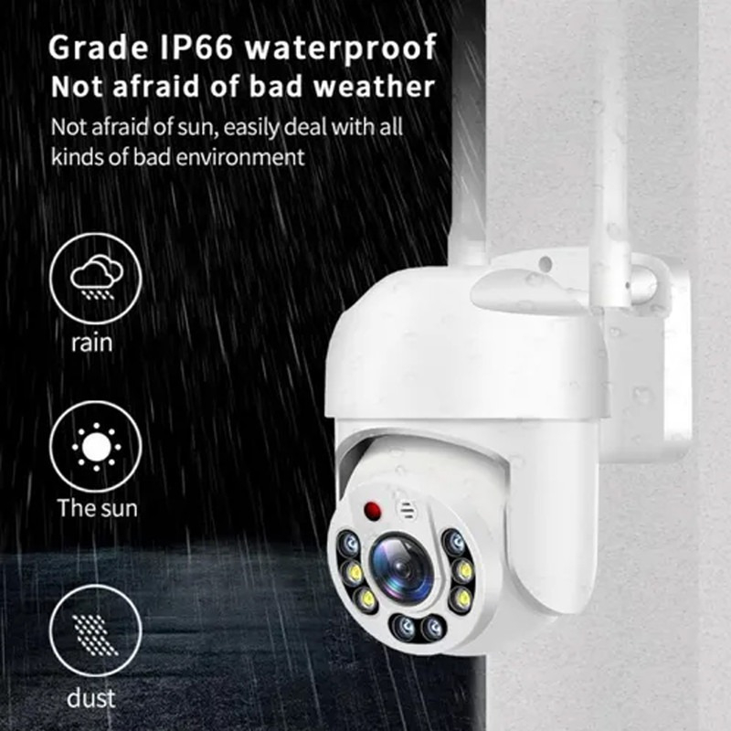 Câmera Ip Prova D'água Infravermelho Externa Wifi Hd - Imagem 8