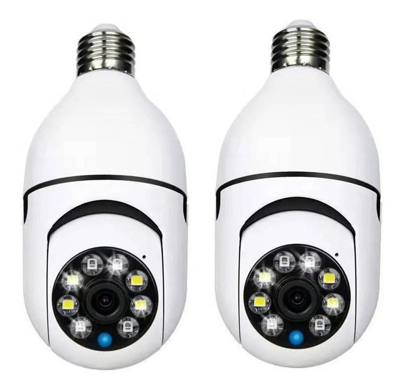 Camera Ip Segurança Lampada Yoosee Panoramica Espia Wifi1080