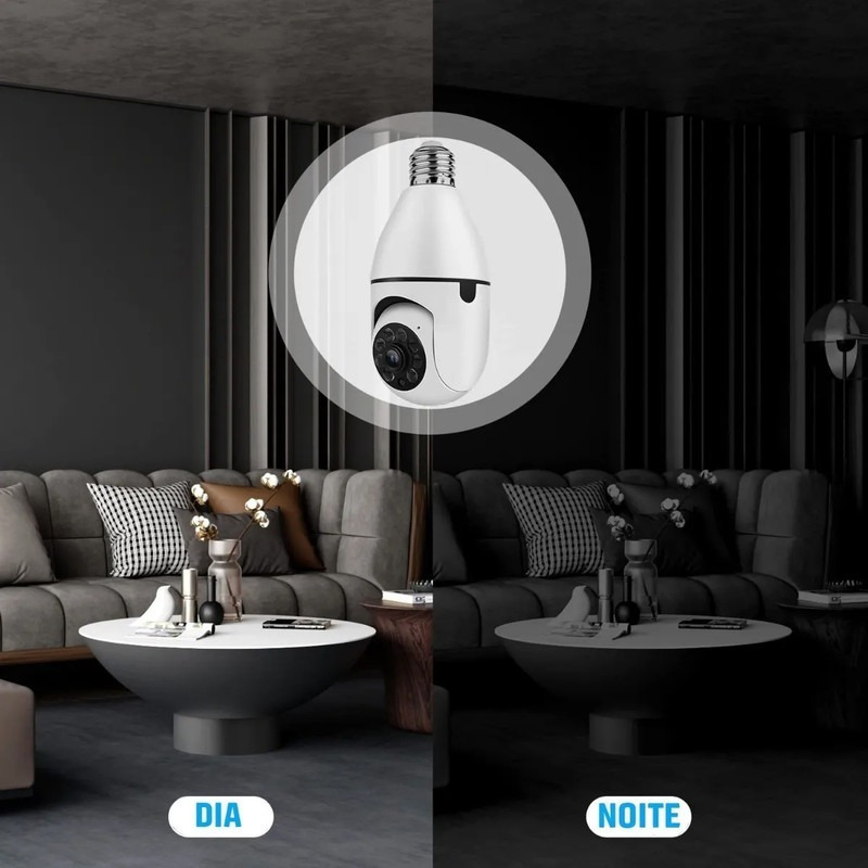 Câmera Vigilância Interna Inteligente Rotativa Full Hd Wifi - Imagem 7