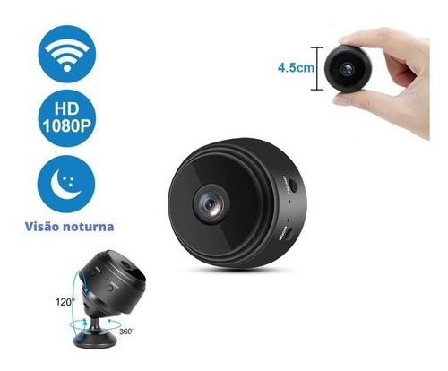 A9 Wifi Monitoramento E Segurança Mini Câmera Espiã