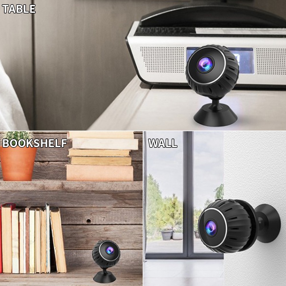 Mini Micro Câmera Monitoramento Espia Segurança Hd Wireless - Imagem 9