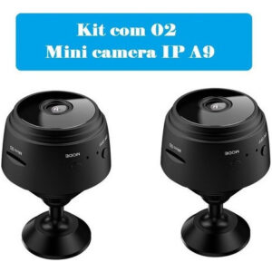 Mini Camera Ip Espiã Wifi A9 Magnética Bateria Portatil 2pcs