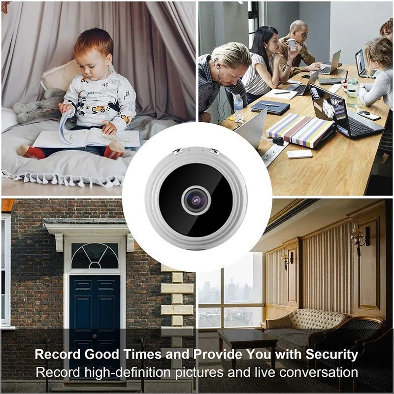 2pcs Espia Segurança Hd Wireless Mini Micro Camera - Imagem 14