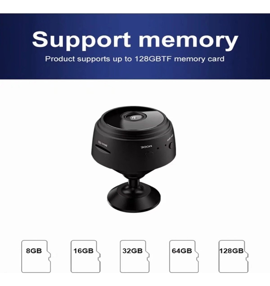 Micro Camera Espia Tempo Real Camera Wifi Externa Espiã 2pc - Imagem 7