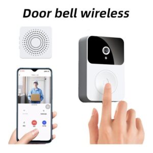 Sem Fio Smart Doorbell 720p Câmera Wifi Vídeo Visual.