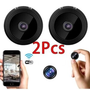 Mini Câmera De Vigilância Hd 1080p Wifi Câmera 2 Pzas
