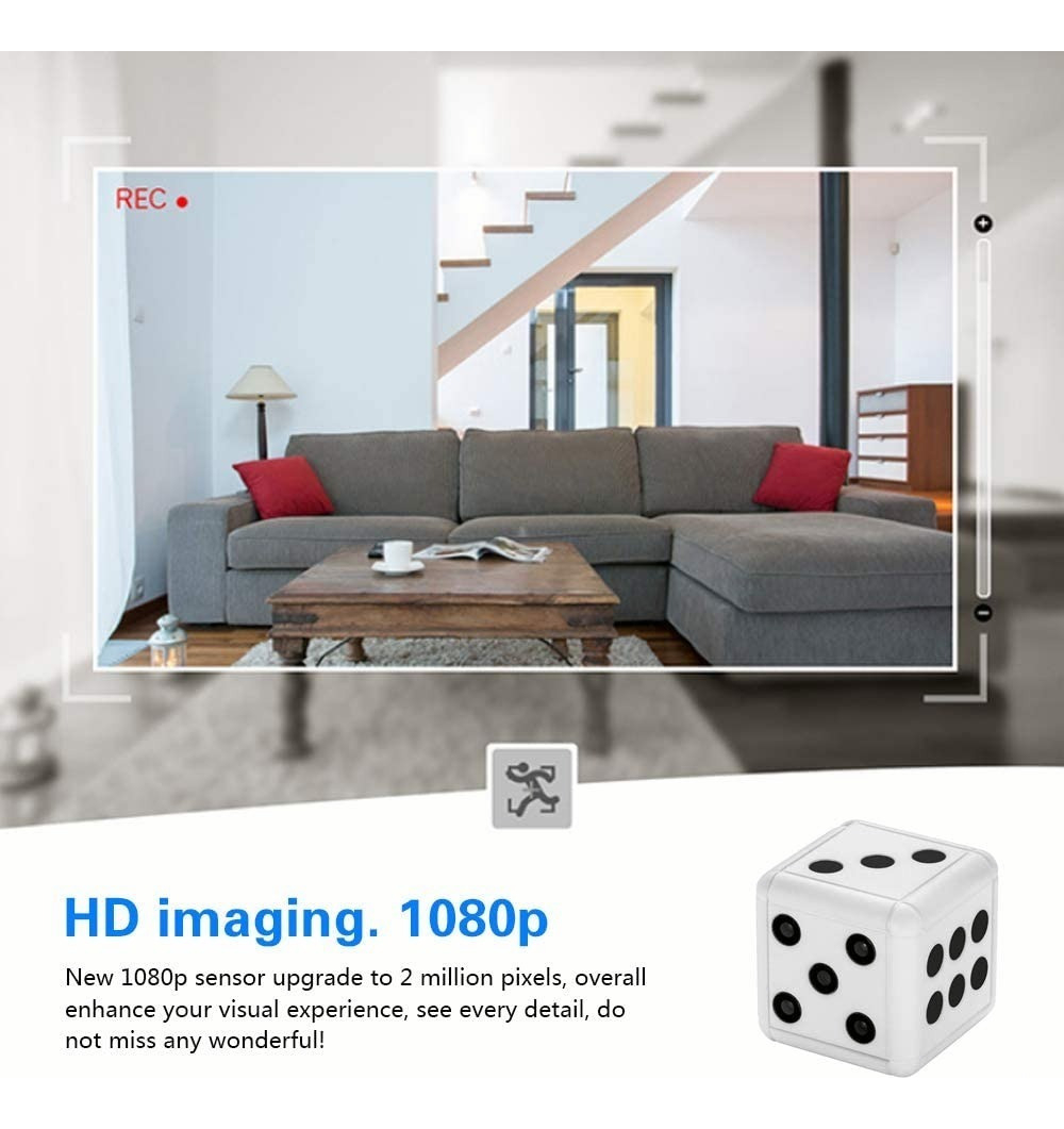 Mini Spy Camera 1080p Câmera De Babá Sem Fio Portátil - Imagem 3