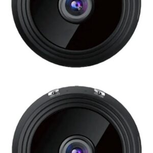 2x Mini Câmera Wifi Vigilância Longa Duração Hd 1080p