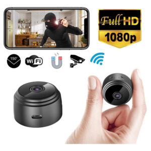Mini Câmera Espiã Visão Noturna Hd Detecta Movimento Micr