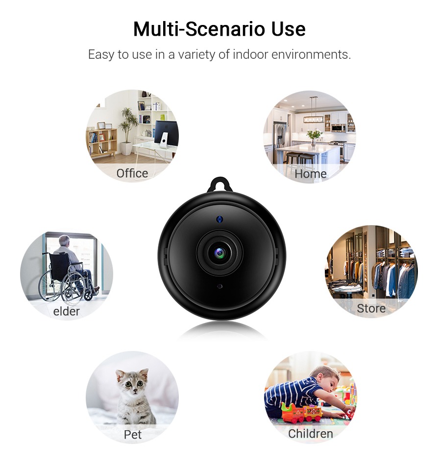 Mini Camera Espia 1080p Seguranca Espionagem Visão Noturna - Imagem 6