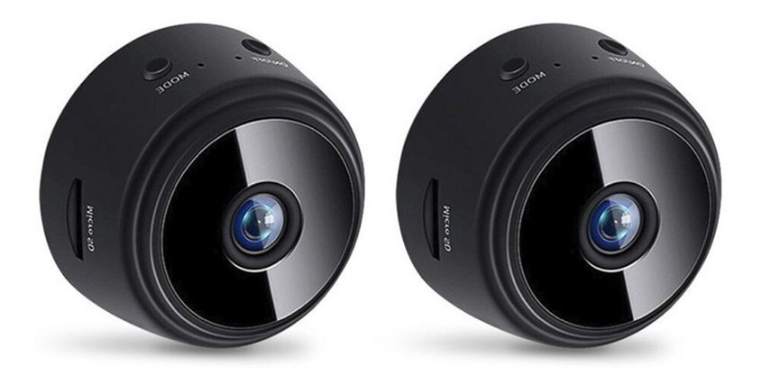 Câmera De Filmadora Hd Wifi Mini 1080p 2 Pcs