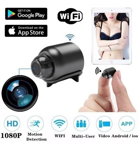 Mini Micro Câmera Ip Wifi 1080p Segurança Espiã Wifi Hd - Imagem 2