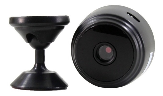 Mini Camera Ip Segurança Espiã Magnética Wifi C/ Bateria