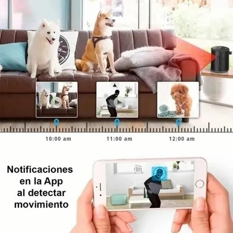 Mini Câmera Espiã Ip Wifi A9 Portátil Magnético 2 Peças - Imagem 4