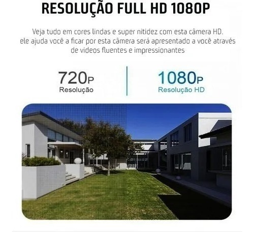 Câmera Lampada Espia Câmera Intelbras Câmera Wifi Externa - Imagem 5