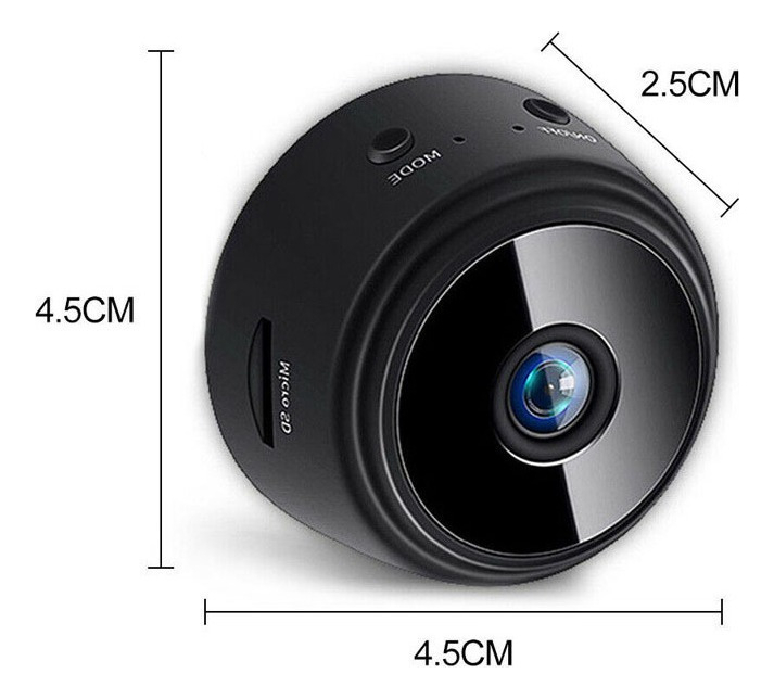 Mini Câmera Espiã Wifi Ip A9 Gravador Voz - Imagem 10