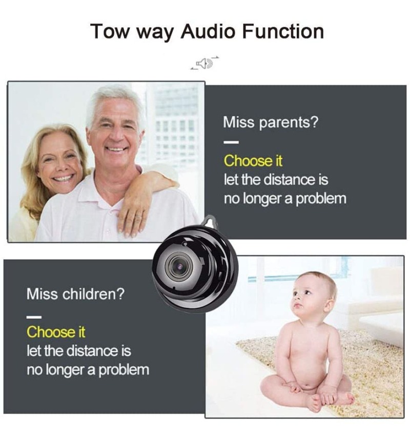 Wifi Cam Mini Micro Câmera Espionagem Visão Noturna Ip 1080p - Imagem 7