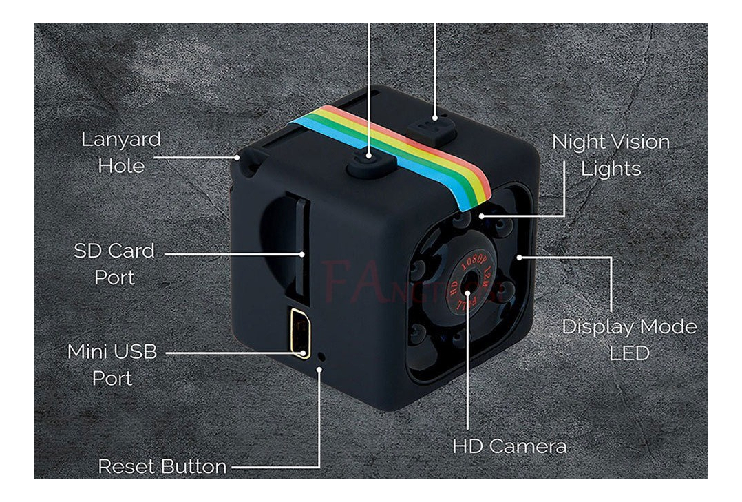 Mini Câmera Hd 1080p Com Sensor De Visão Noturna - Imagem 3