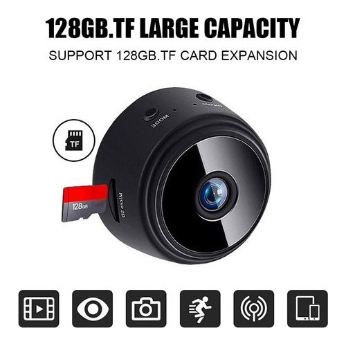 2x Mini Câmera Wifi Vigilância Longa Duração Hd 1080p - Imagem 6