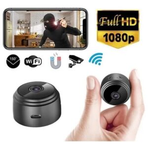 Mini Câmera Espiã Hd Detecta Movimento Add 128gb Cartão