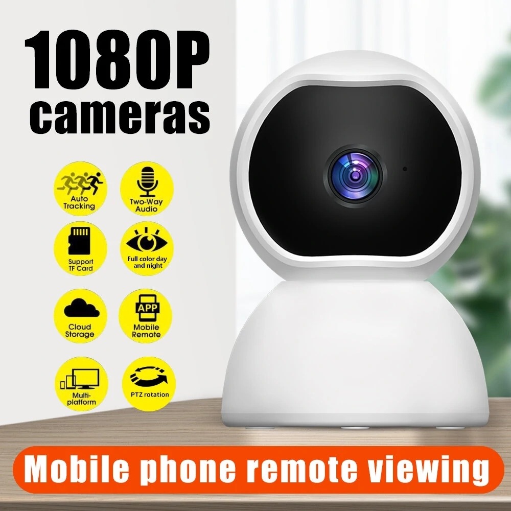 Câmera De Vigilância 1080p Ip Smart Camera Wifi Camcorder
