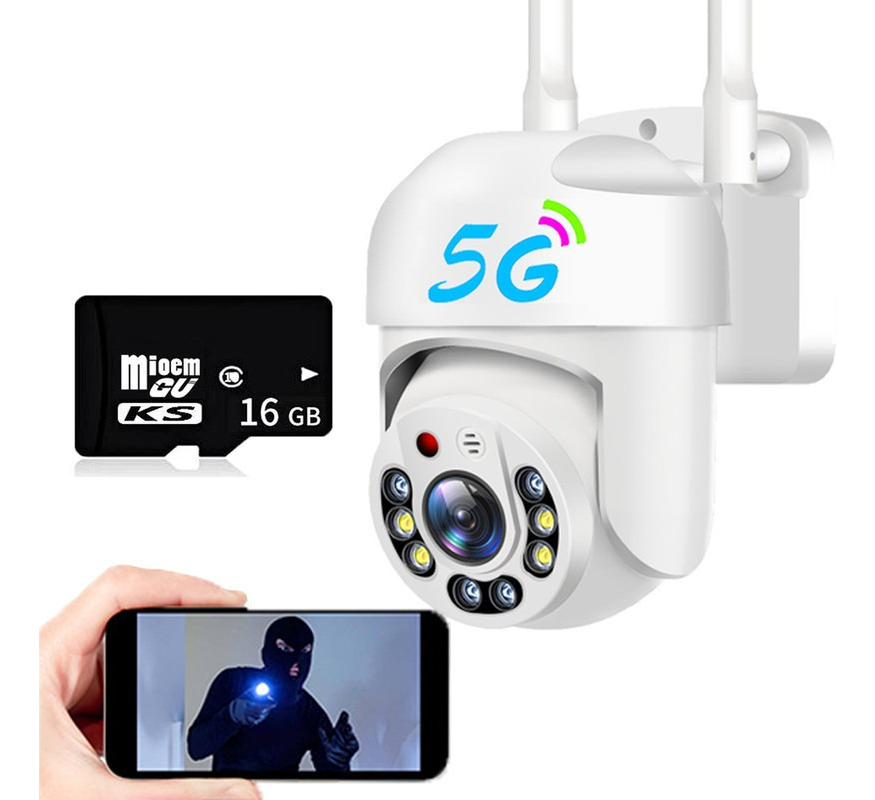 Câmera Ip Prova D'água Infravermelho Externa Wifi Hd
