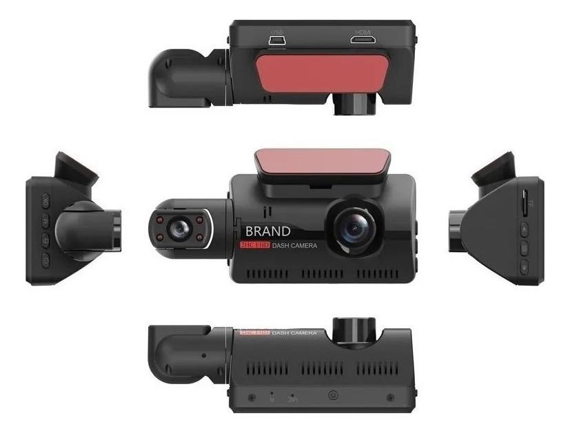 Car Cam Hd Dual Lens Gravador De Condução De Carro De Visão - Imagem 6