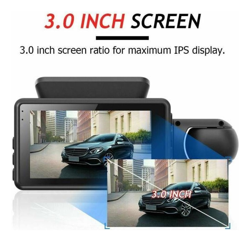 Fhd-car Dvr Camera Gravador De Vídeo Escondido+cartão De Mem - Imagem 3