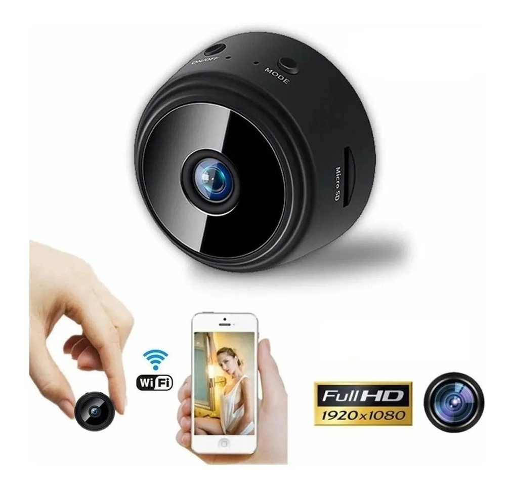 Hd 1080p Mini Espião Câmera Hd Detecta Movimento Micr