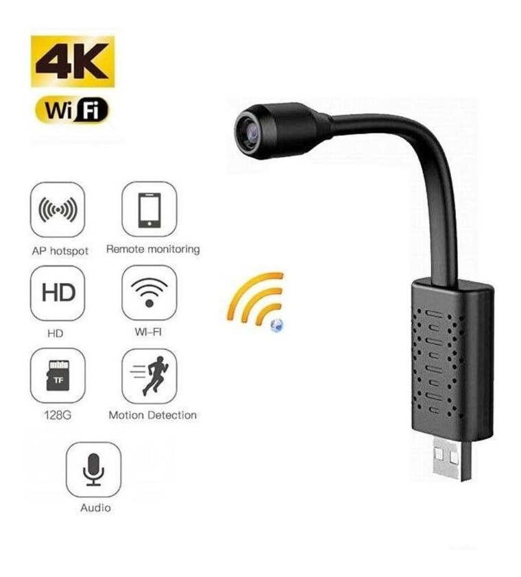 Mini Usb Micro Camera Ip Espiã Wifi Full Hd Super Secreta
