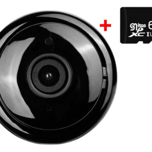 Mini Câmera Espiã Com Infravermelho Wifi Visão Noturna+cartã