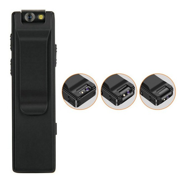 Mini Câmera Digital Hd Lanterna Micro Cam Corpo Magnético