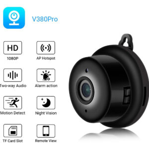 Mini Câmera Wifi Com Visão Noturna 1080p