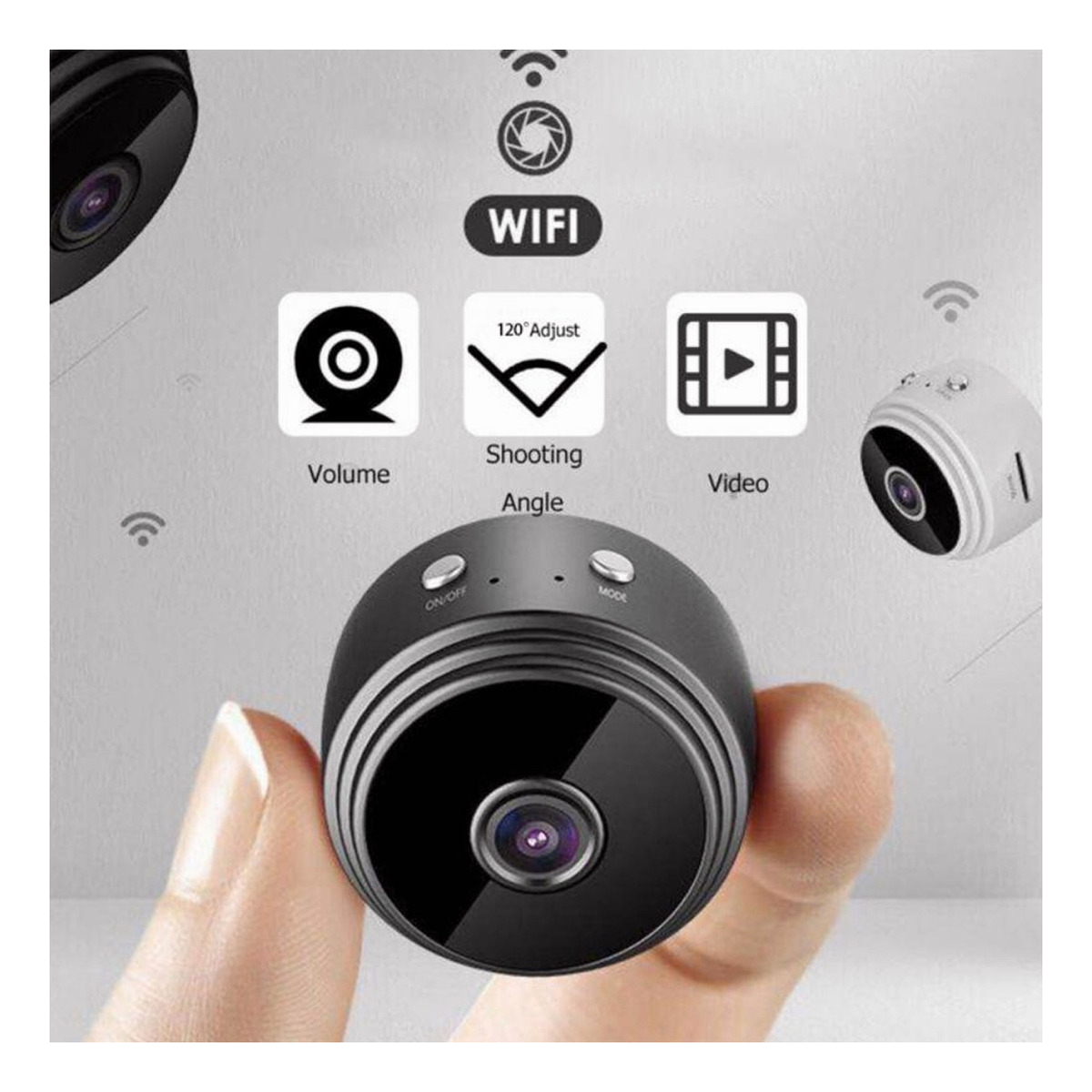 Mini Câmeras De Segurança Wifi Micro Camera Externa Wifi - Imagem 7