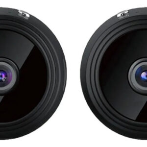 2x Mini Câmera Espião Hd 1080 Wifi 150 Graus Ímã Bateria