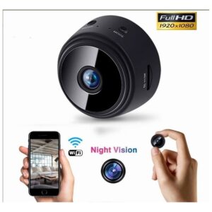 Mini Câmeras De Segurança Wifi 1080p Hd Sem Fio