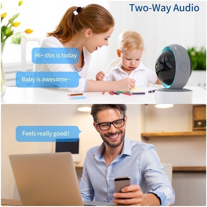 Tuya 5g 360°camera De Seguranca Micro Camera Espia Gato Voz - Imagem 3