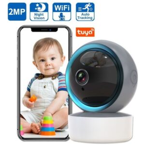 Tuya 5g 360°camera De Seguranca Micro Camera Espia Gato Voz