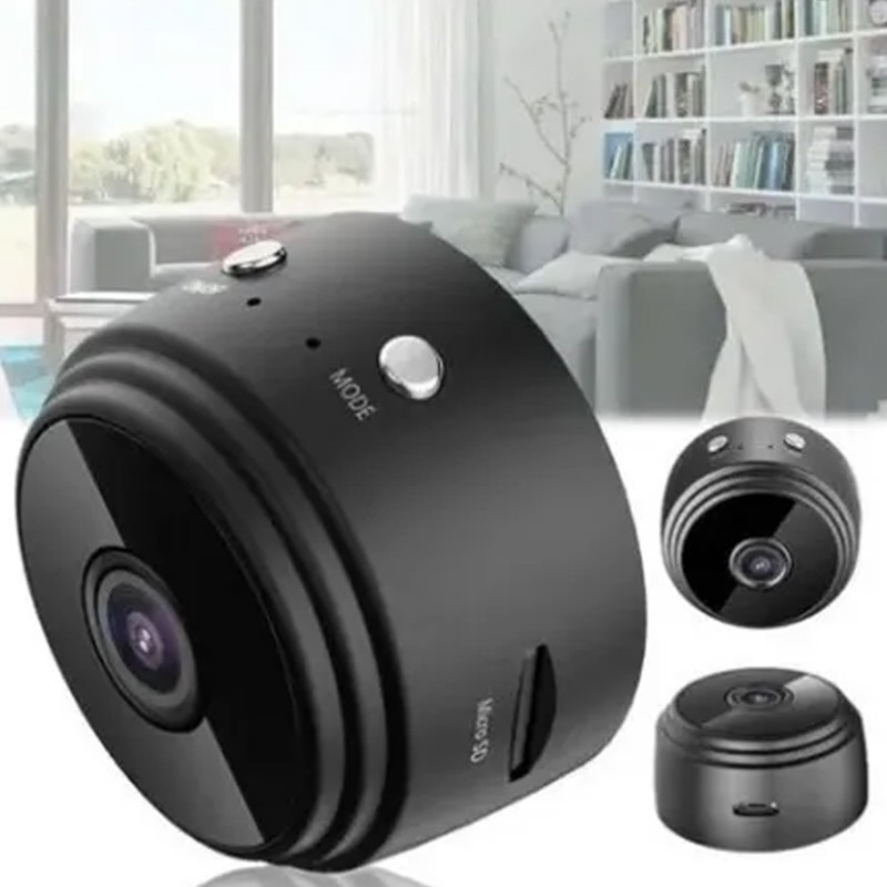 Mini Câmera Espiã Wifi Ip A9 Visão Noturna Gravador Voz