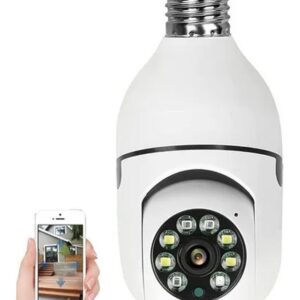 Camera Ip Inteligente Lampada Yoosee Panorâmica Wifi E Espiã