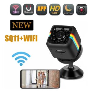 Mini Câmera De Segurança Wifi 1080p Hd Sem Fio Sq11