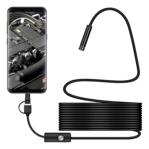 Câmera Endoscópio 10m 6 Led Para Android