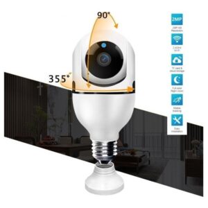 Lazhu Câmera Lampada Espia Câmera Intelbras Câmera Wifi