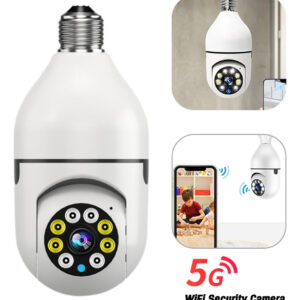 Câmera E27 Bulb Ip Wifi Câmera De Vigilância Por Vídeo Inter