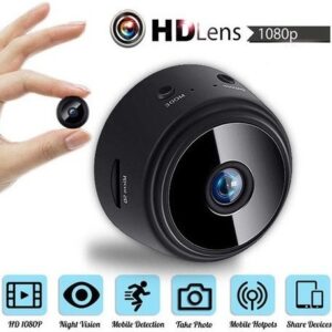 Mini Câmera De Vigilância Hd 1080p Wifi
