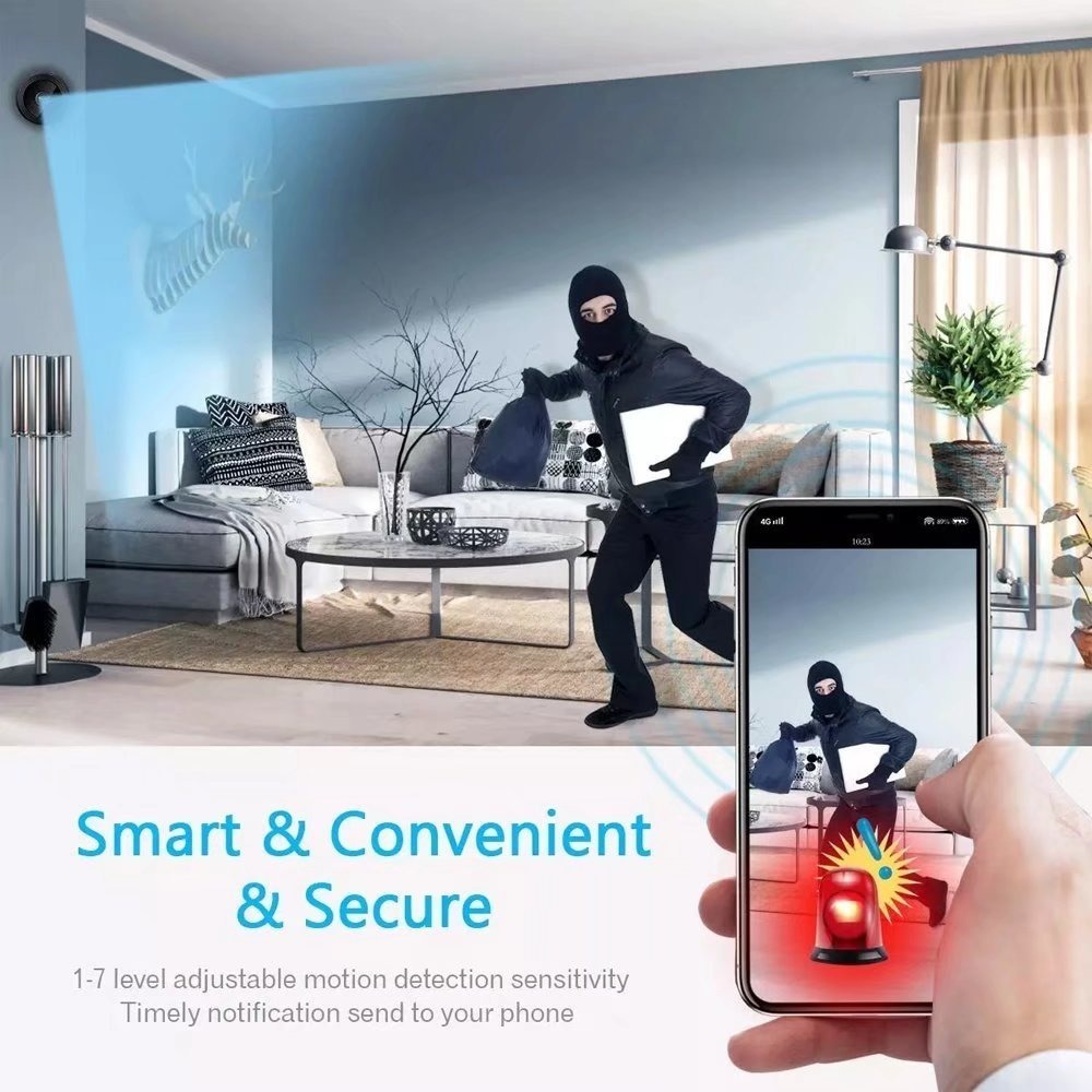 Camera De Segurança Wifi Mini Camera Espia Camuflada 3 Pcs - Imagem 2